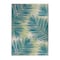 World Rug Gallery Tropical Floral Reversible Plastic 3'x5' Green Outdoor Rug 6051GREEN3X5 - alternate 2